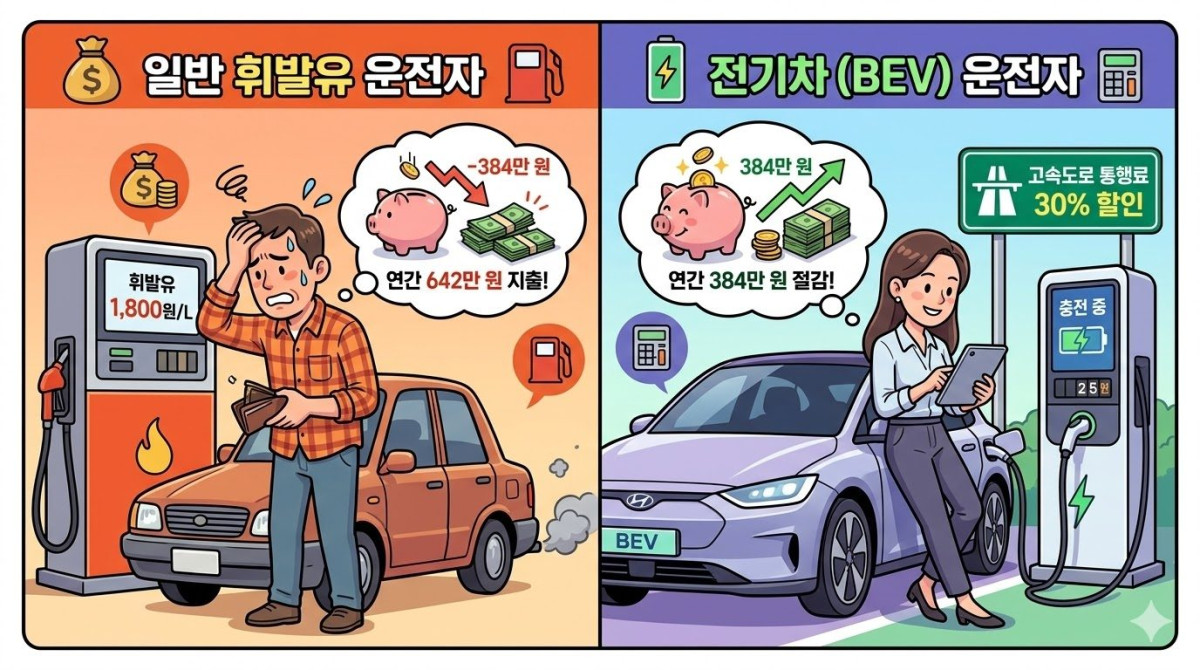 고유가 시대 출장러를 위한 휘발유차 vs 하이브리드차 vs 전기차 유지비 비교 완벽정리 1번 사진